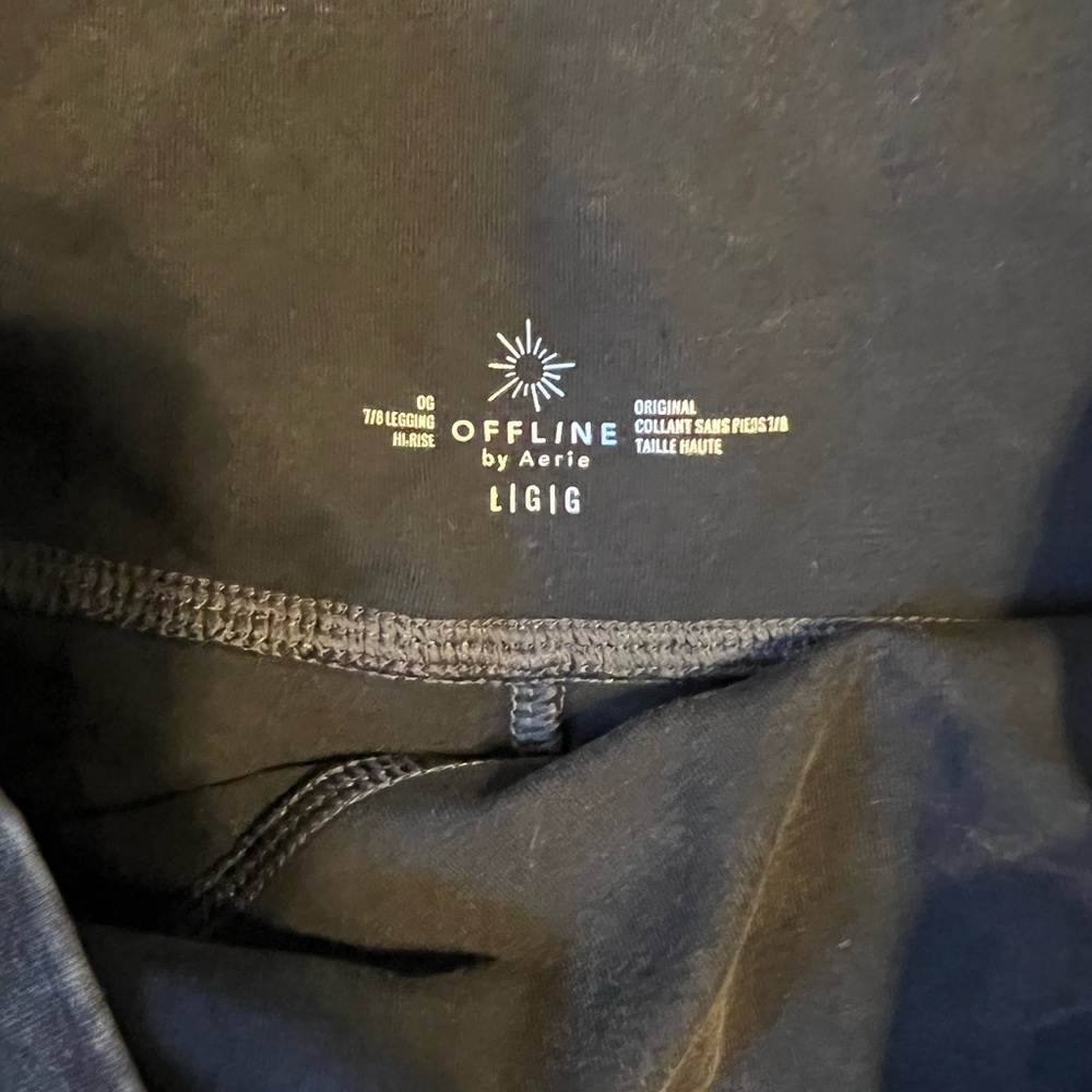 Aerie Black Leggings - Picture 4 of 4